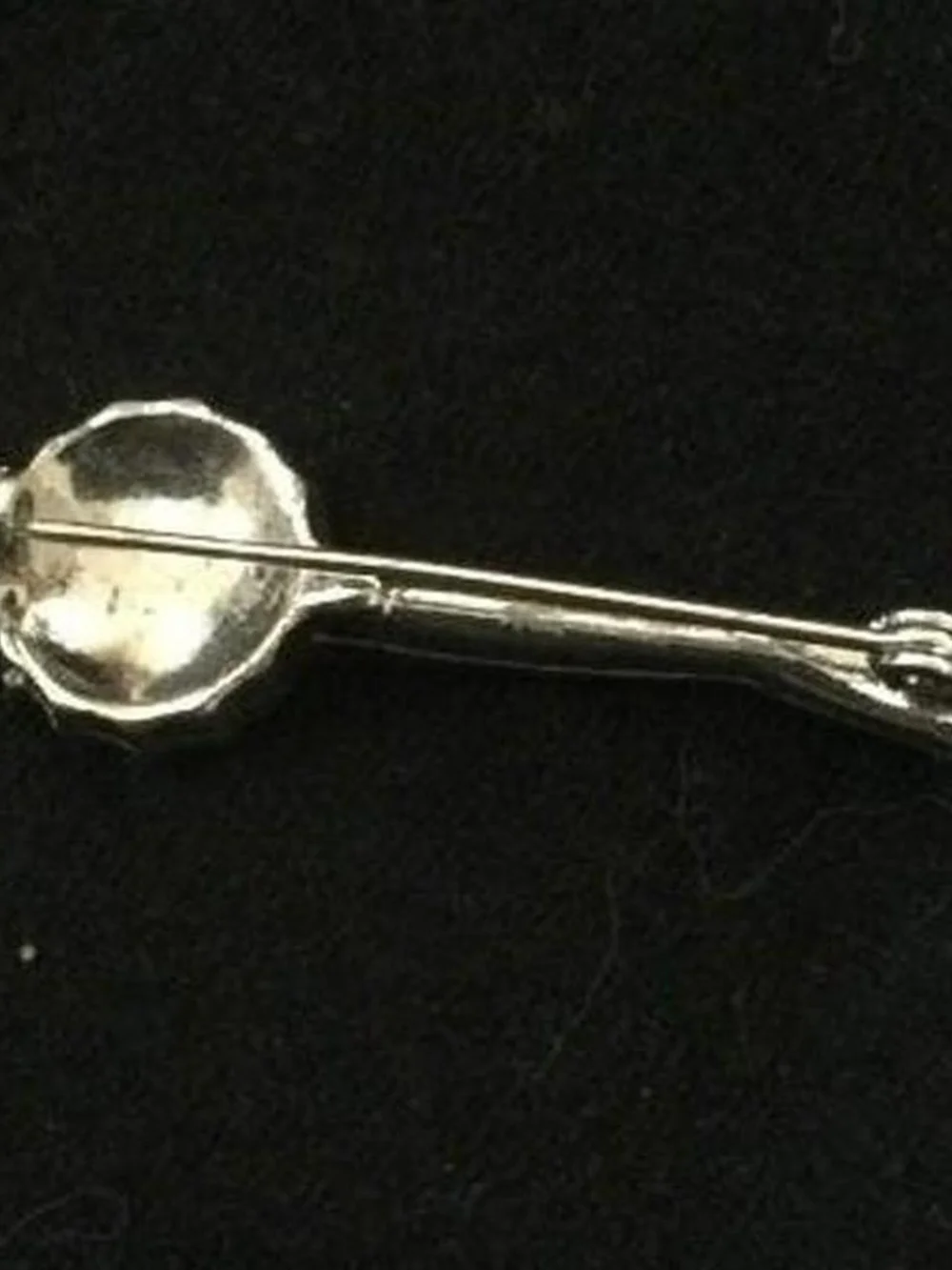 Vintage Rhinestone Mandolin Pin